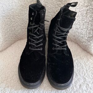 Velvet Dr Martens Boots